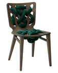 Bio Chair with artistic wooden frame and organic cushions | theMADgroup