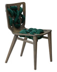 Bio Chair with artistic wooden frame and organic cushions | theMADgroup