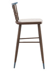 Bolton Beta barstool with padded seat and sleek metal frame | theMADgroup