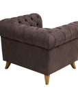 Bradford Lounge Chair with tufted upholstery and rolled arms | theMADgroup