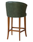 Flint Beta Deluxe barstool with tall backrest and cushioned seat in a modern design | theMADgroup