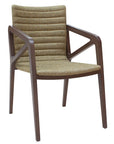 Gula armchair with modern comfort and stylish curved design | theMADgroup