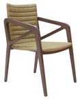 Gula armchair with modern comfort and stylish curved design | theMADgroup