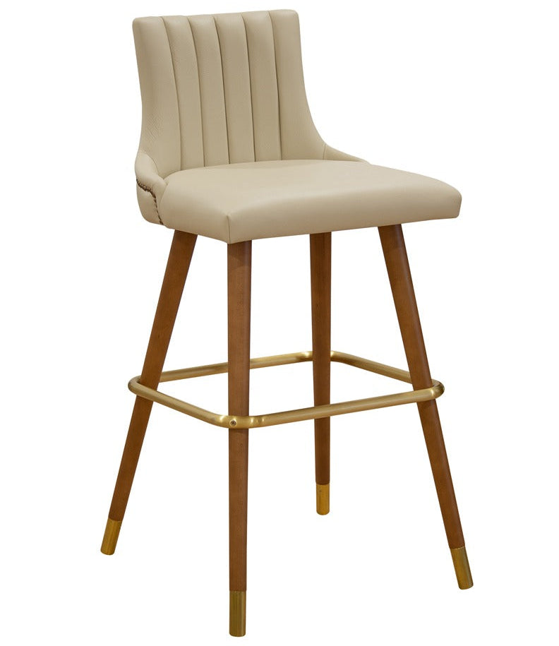 Harper Beta barstool with slim frame, curved backrest, and compact seat design
| theMADgroup