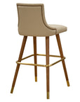 Harper Beta barstool with slim frame, curved backrest, and compact seat design | theMADgroup