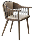 Inn armchair with clean lines and cozy, stylish design | theMADgroup