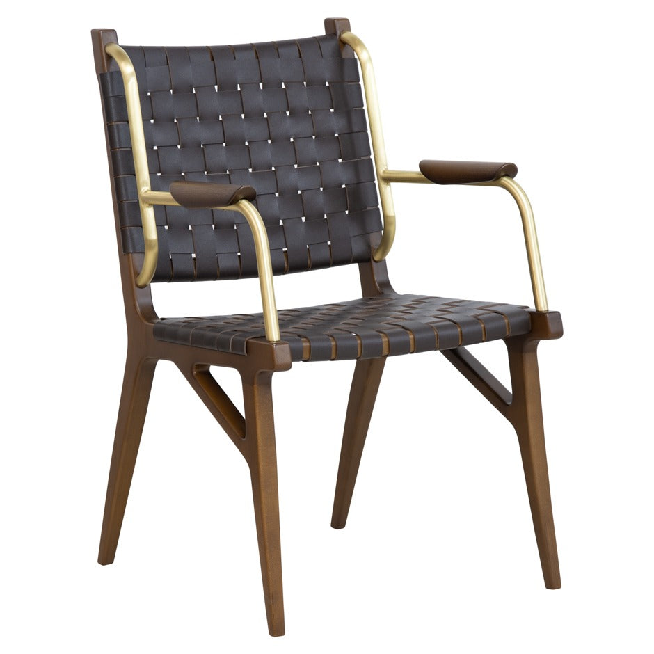Kensington B Deluxe armchair with deep seat, elegant curves, and bold modern design | theMADgroup