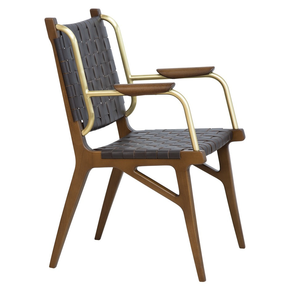 Kensington B Deluxe armchair with deep seat, elegant curves, and bold modern design | theMADgroup