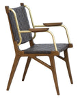 Kensington B Deluxe armchair with deep seat, elegant curves, and bold modern design | theMADgroup