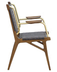 Kensington B Deluxe armchair with deep seat, elegant curves, and bold modern design | theMADgroup