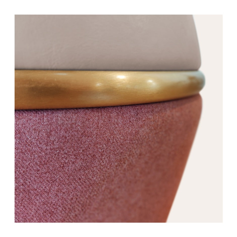 Decorative Loop Stool - Stylish upholstered stool for living room or bedroom | theMADgroup