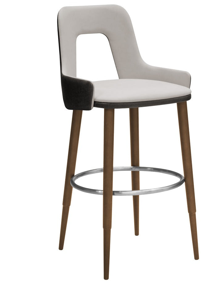 Monterey Beta barstools with contemporary and compact style | theMADgroup