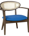 Riviera Lounge 3 Chair with cane backrest and cushioned seat | theMADgroup