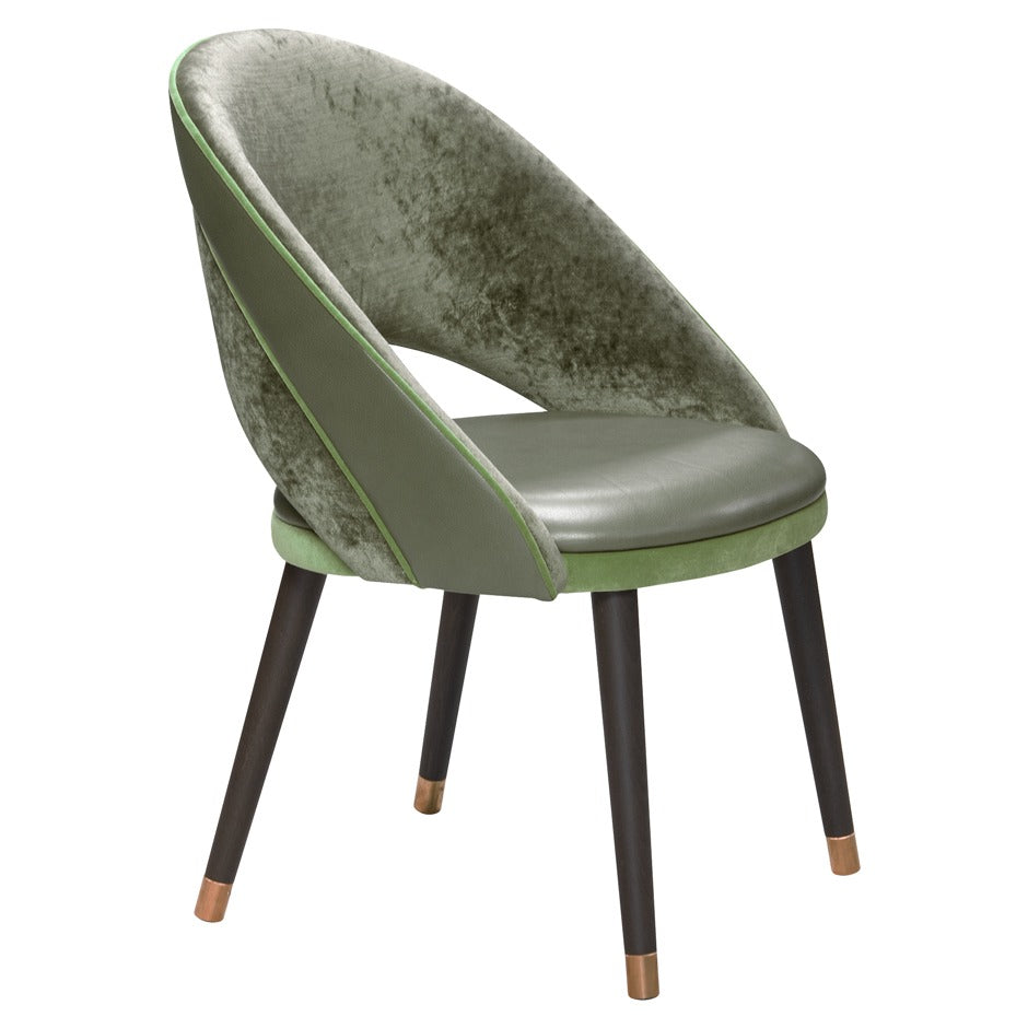 Sinatra Deluxe 2 chair with upholstered seat and back | theMADgroup