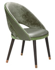 Sinatra Deluxe 2 chair with upholstered seat and back | theMADgroup
