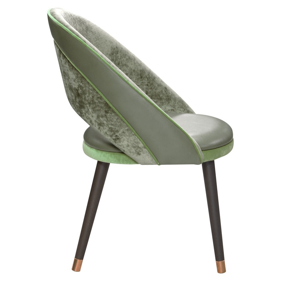 Sinatra Deluxe 2 chair with upholstered seat and back | theMADgroup