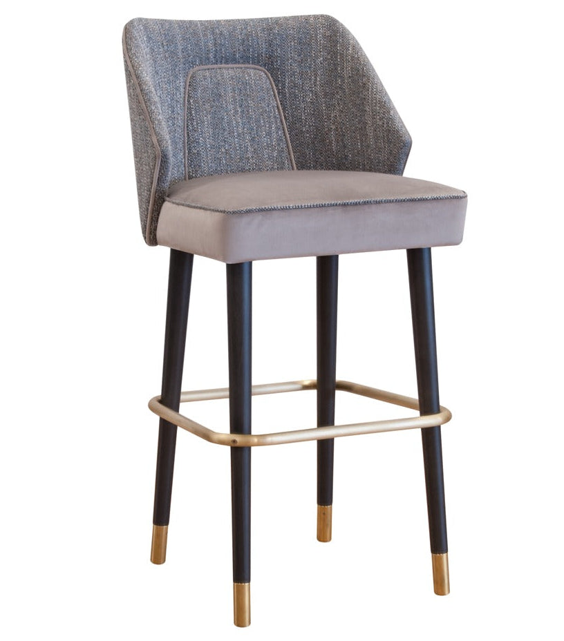 Temple Beta barstools with sleek metal frame | theMADgroup