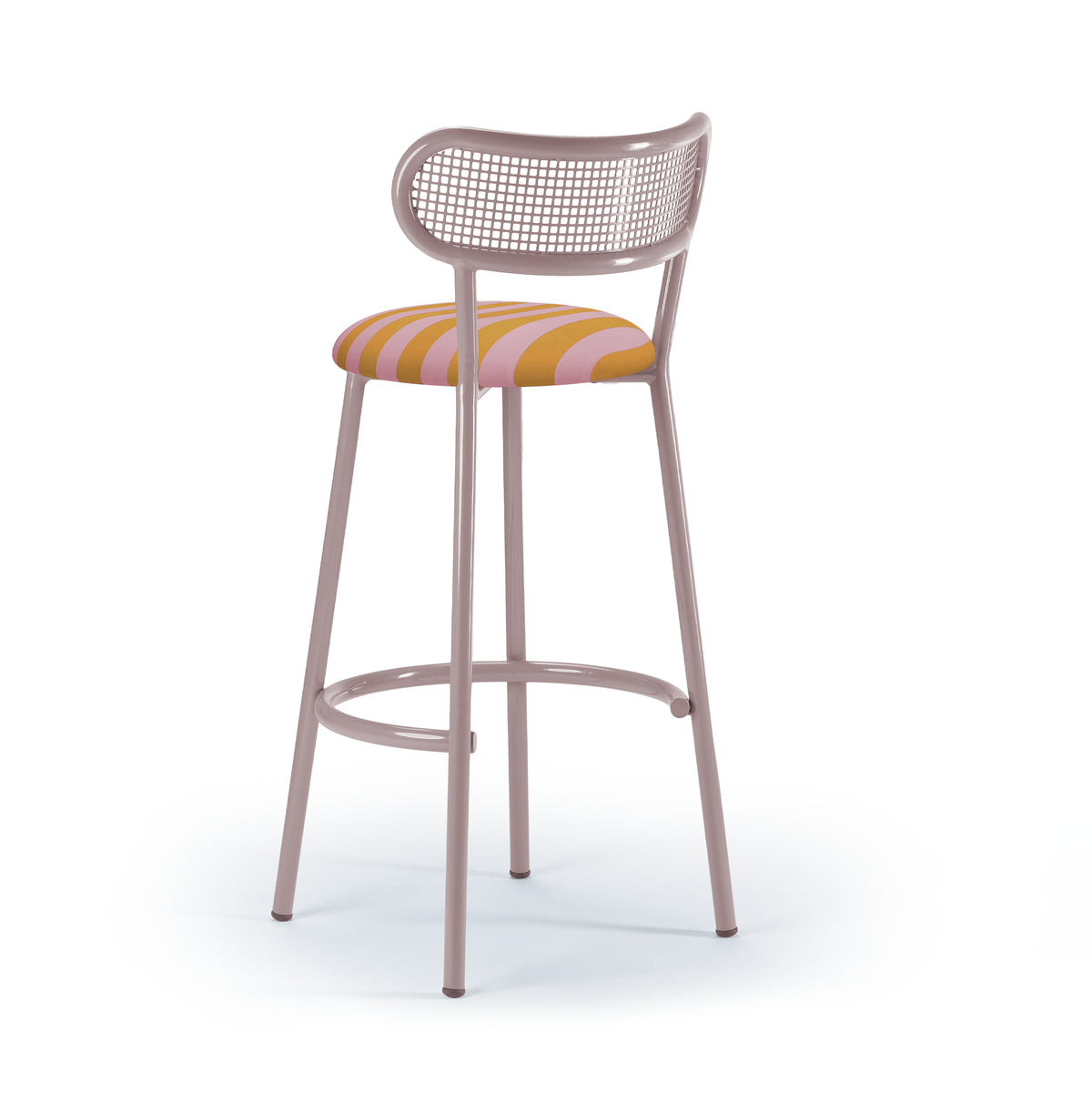 Louise Bar Chair with sage green metal frame and Belmondo 007 seat – theMADgroup