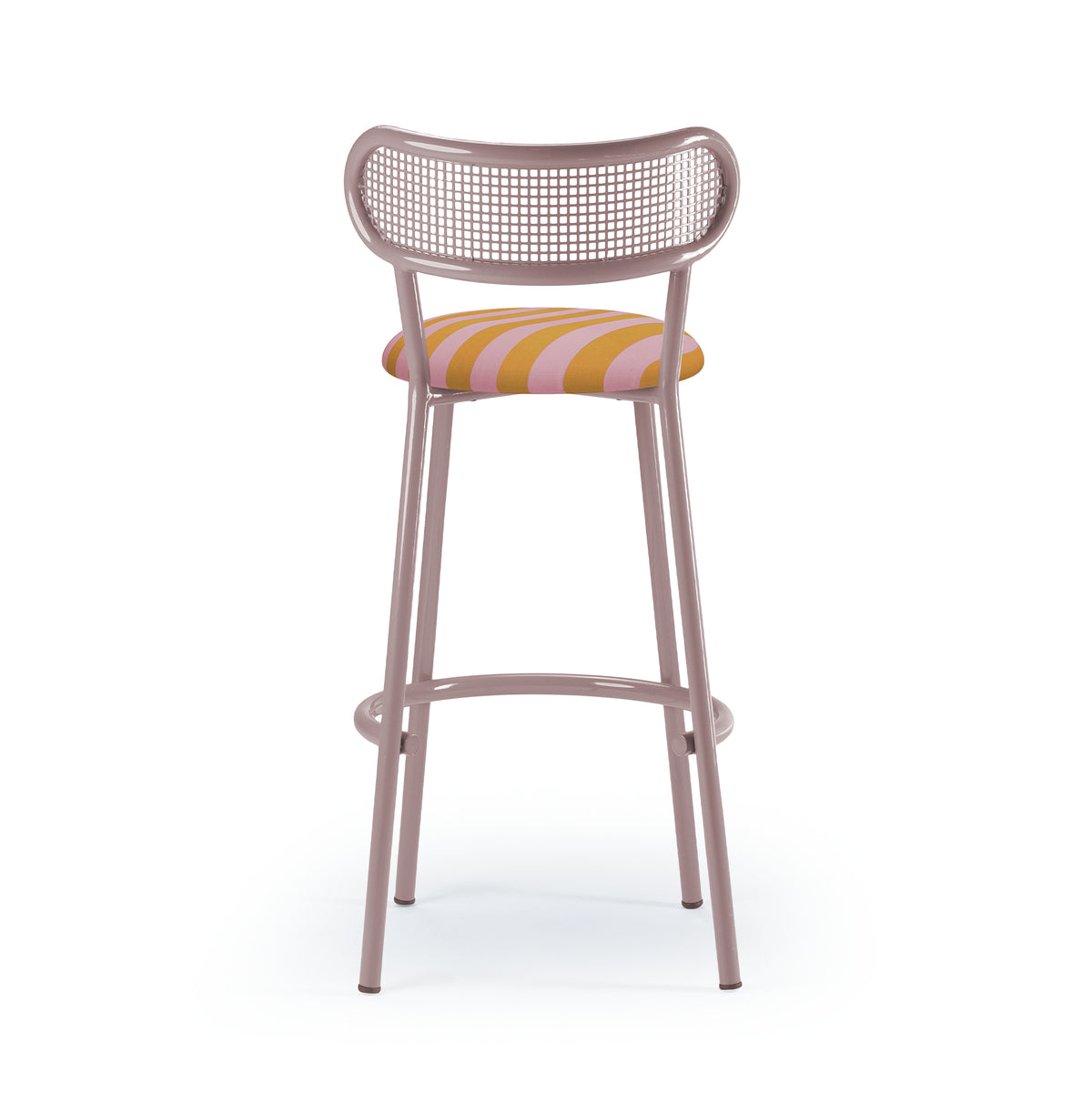 Louise Bar Chair with sage green metal frame and Belmondo 007 seat – theMADgroup