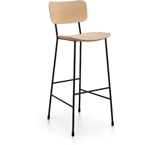 Master H75 M LG Stool | Eco-Leather Bar Stool | theMADgroup