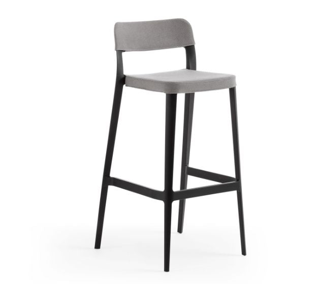 Nenè H75 PP-TS Stool | Upholstered Polypropylene Stool | theMADgroup