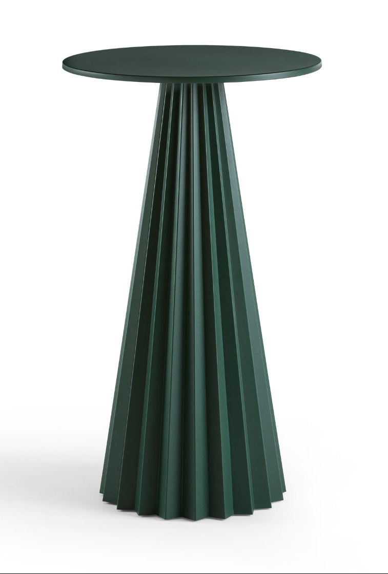 Plissé H103 Bistro Table | Sculptural High Café Table | theMADgroup