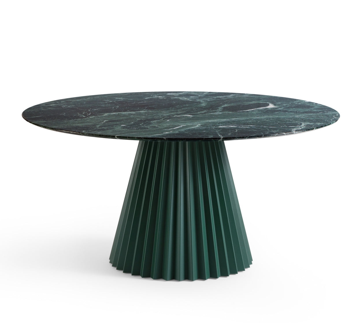 Plissé Table | Round Sculptural Dining Table | theMADgroup