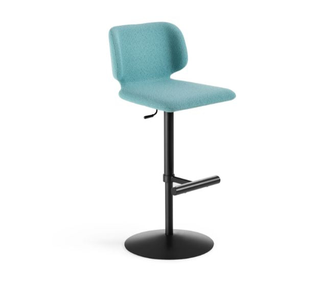 Wrap SG TS Stool | Upholstered Stool with Curved Back | theMADgroup
